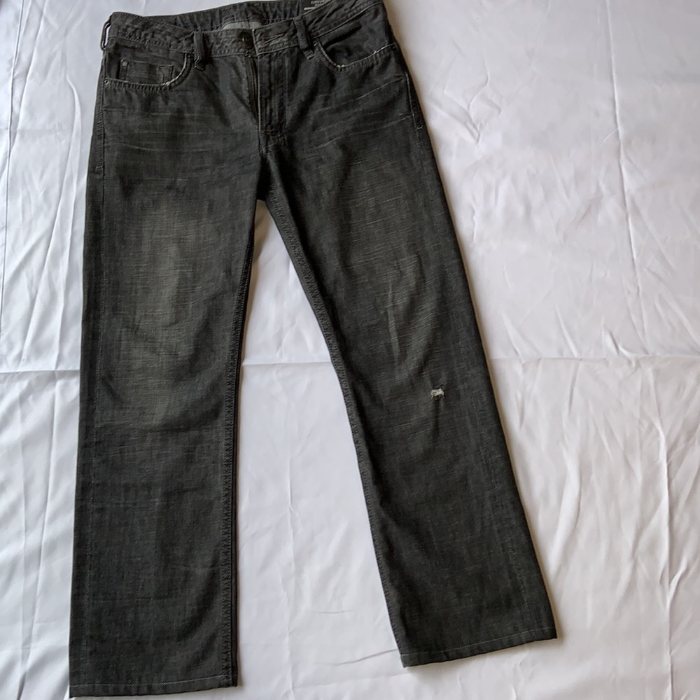 BUFFALO DAVID BITTON MEN’S DRIVEN BASIC STRAIGHT LEG JEANS / GRAY / 31